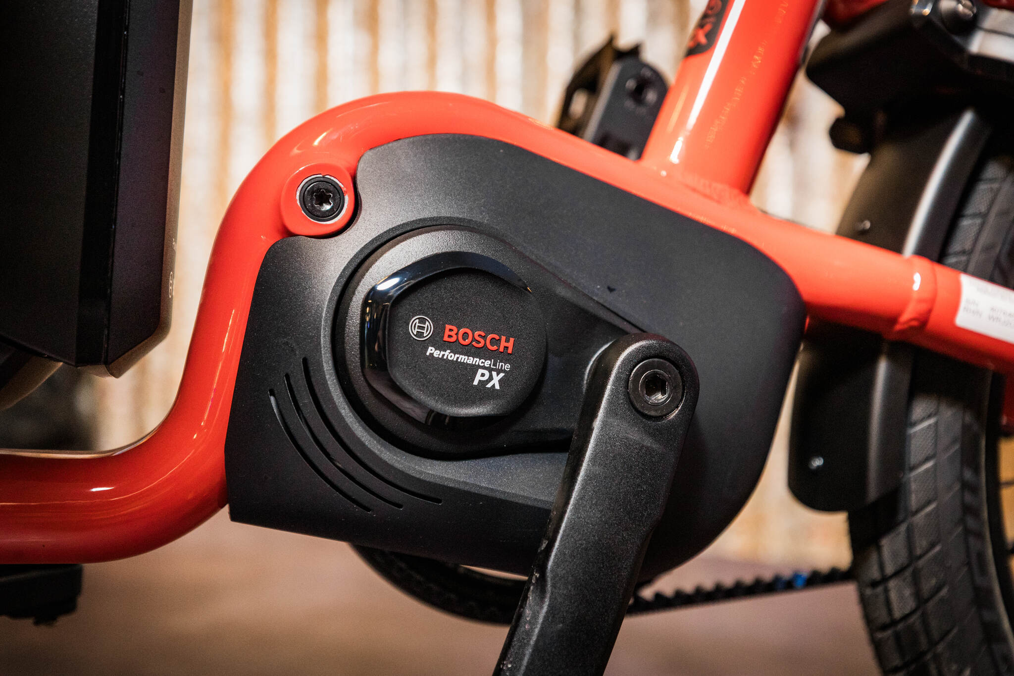 Bosch Performance Line PX motor on Riese & M&uuml;ller Carrie